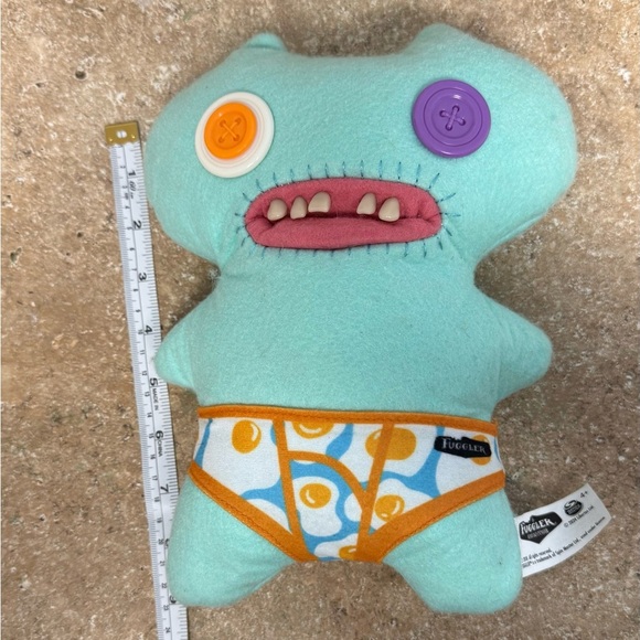 Spin Master Other - Fuggler Budgie GapTooth McGoo Plush Funny Ugly Monster Teeth Egg Undies 9”